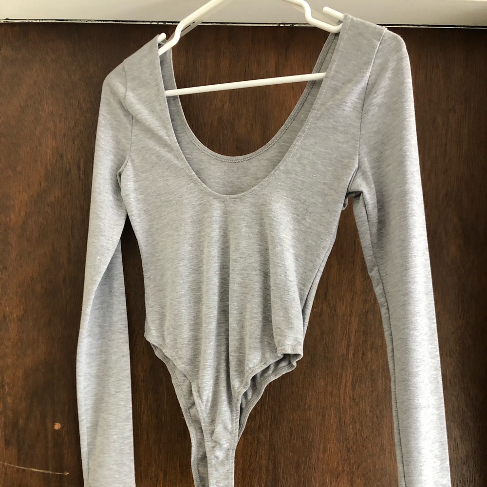 Grey Bodysuit NEVER WORN